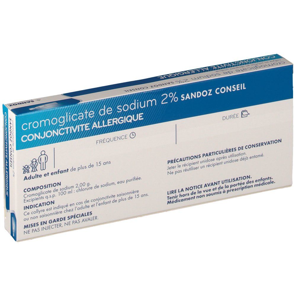 Sandoz Cromoglicate de sodium 2 %