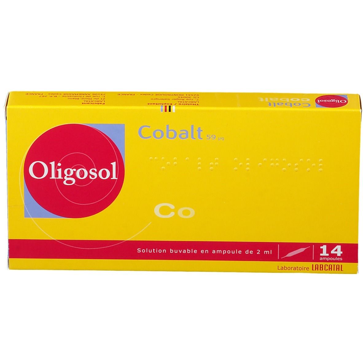 Laboratoire Labcatal Oligosol Cobalt