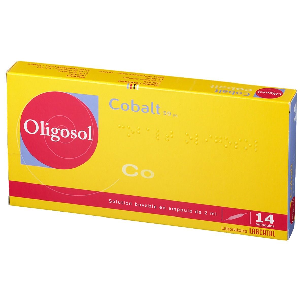 Laboratoire Labcatal Oligosol Cobalt