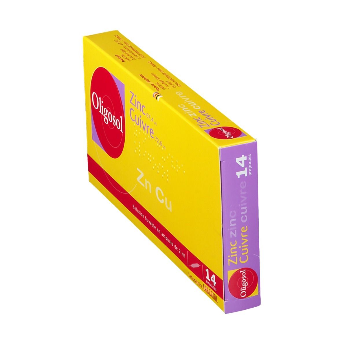 Laboratoire Labcatal Oligosol Zinc-Cuivre