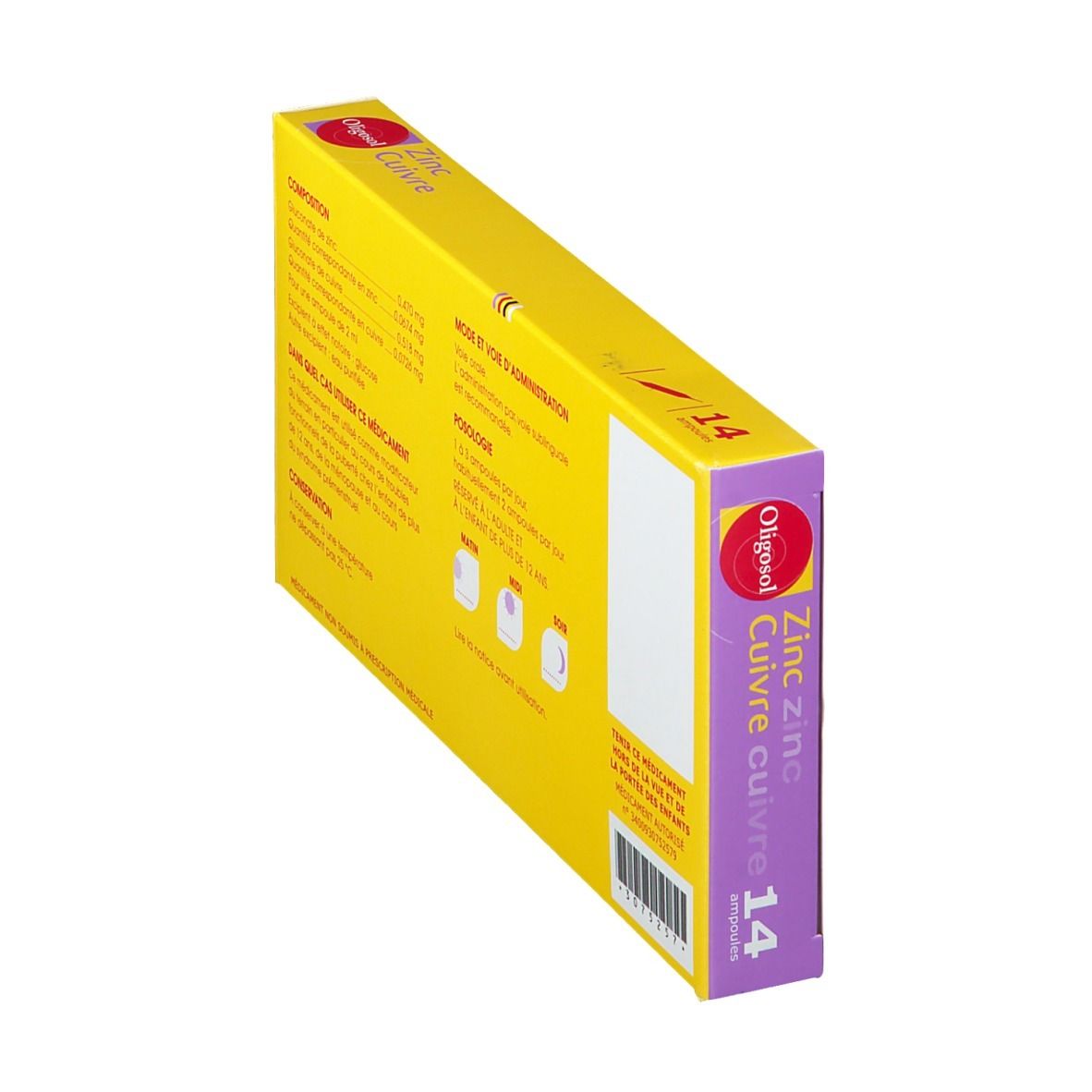 Laboratoire Labcatal Oligosol Zinc-Cuivre