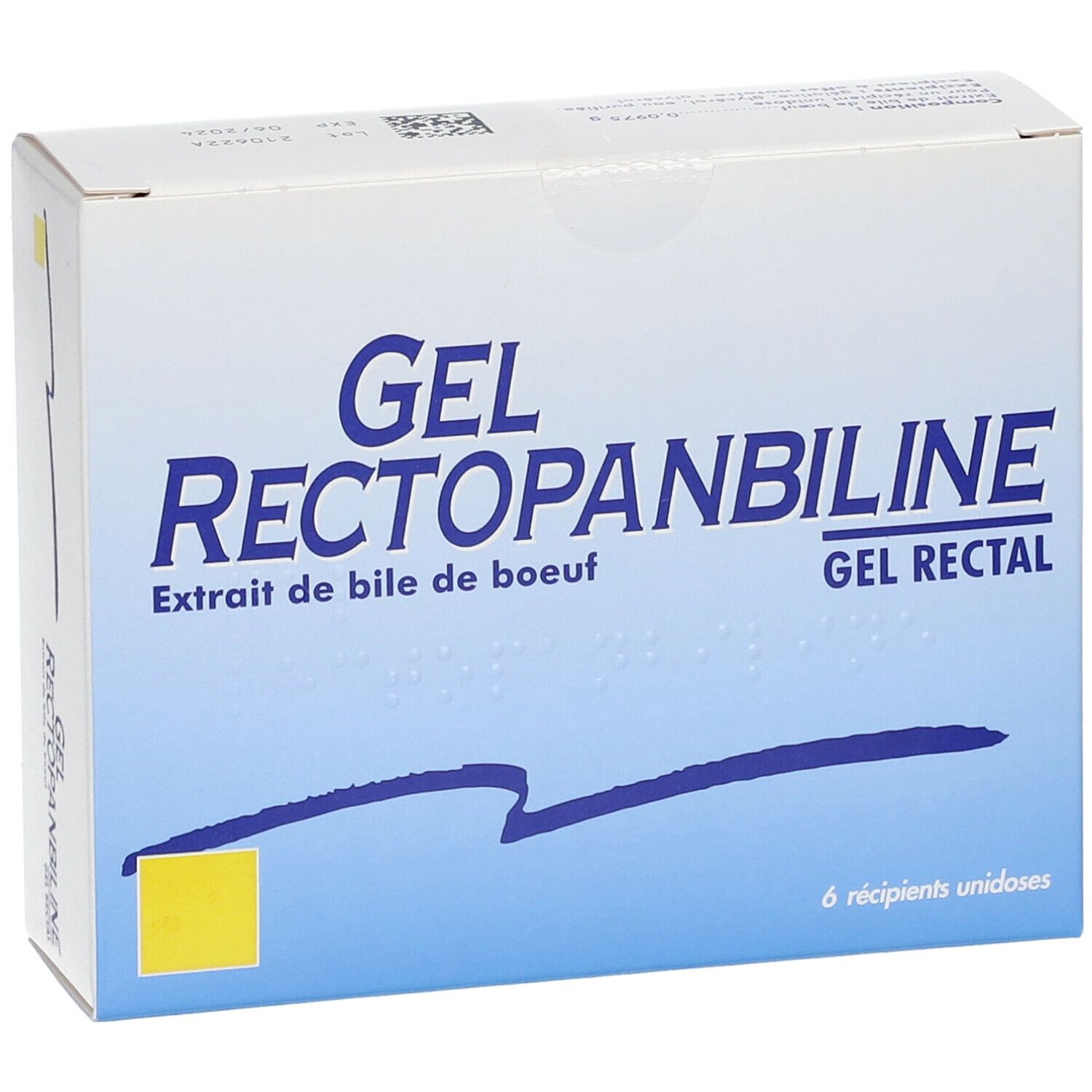 Rectopanbiline - Gel rectal - Constipation - 6 unidoses