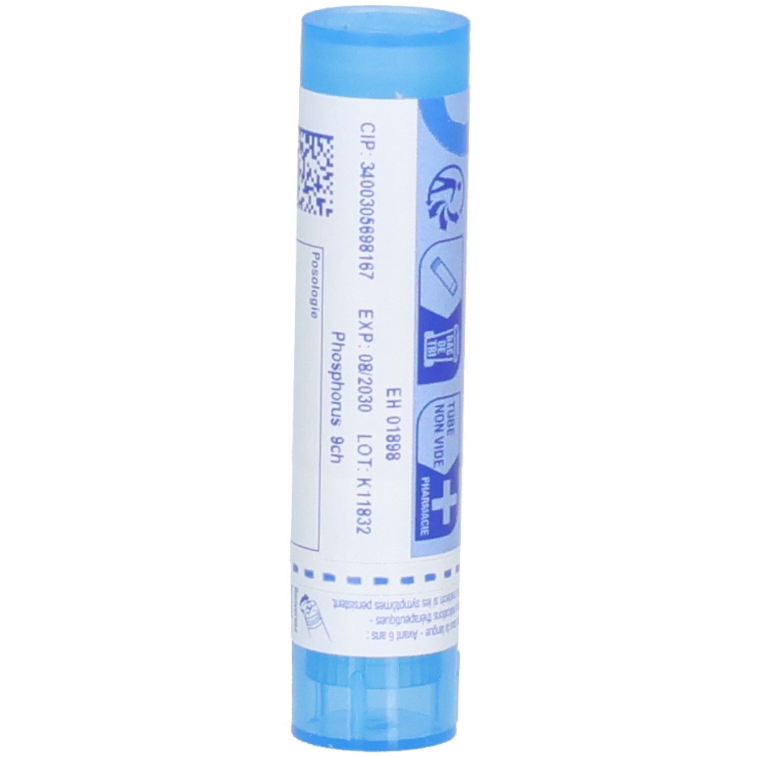 Boiron Phosphorus 9 ch Tube avec numéro de lot