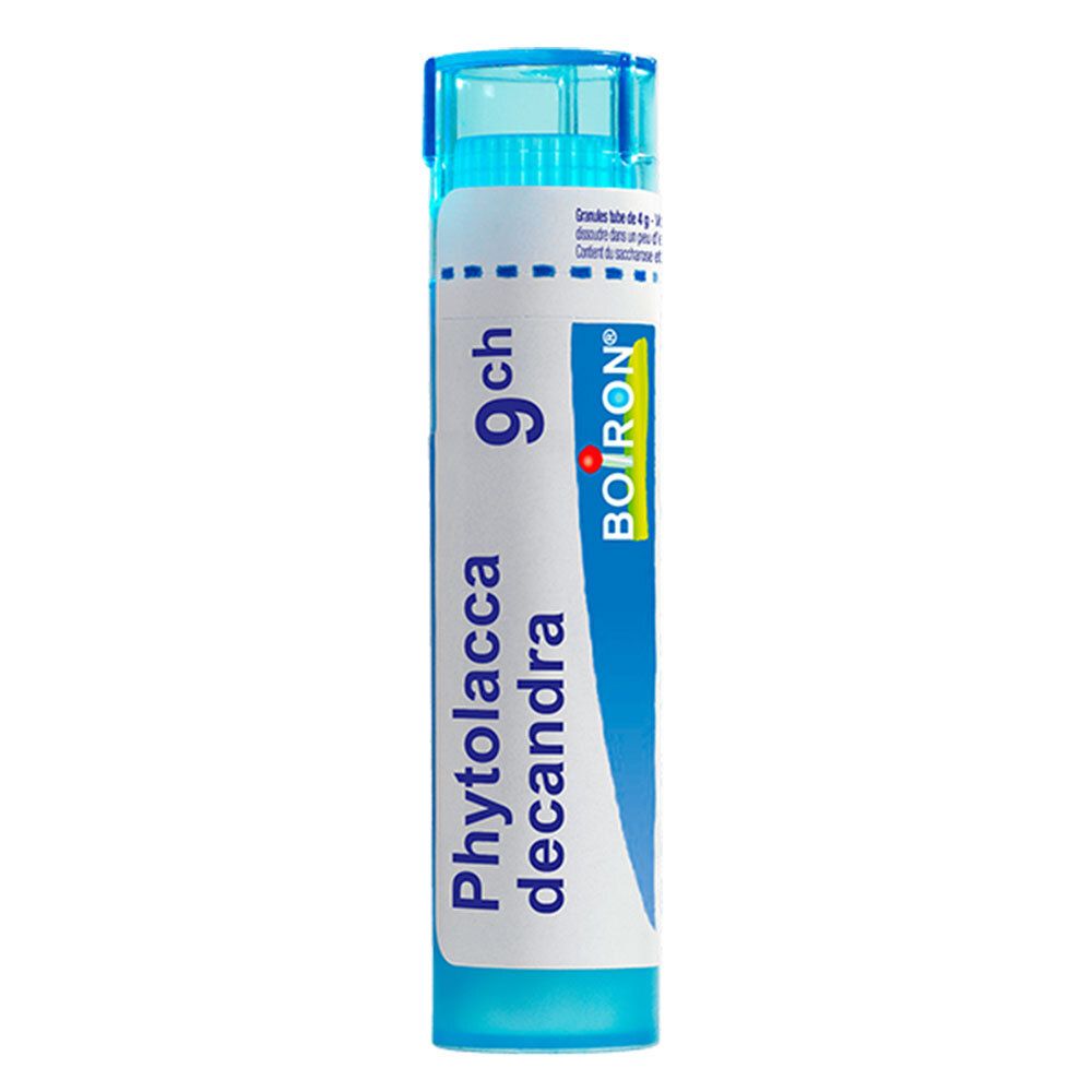 Boiron Phytolacca Decandra 9 ch tube de globules.