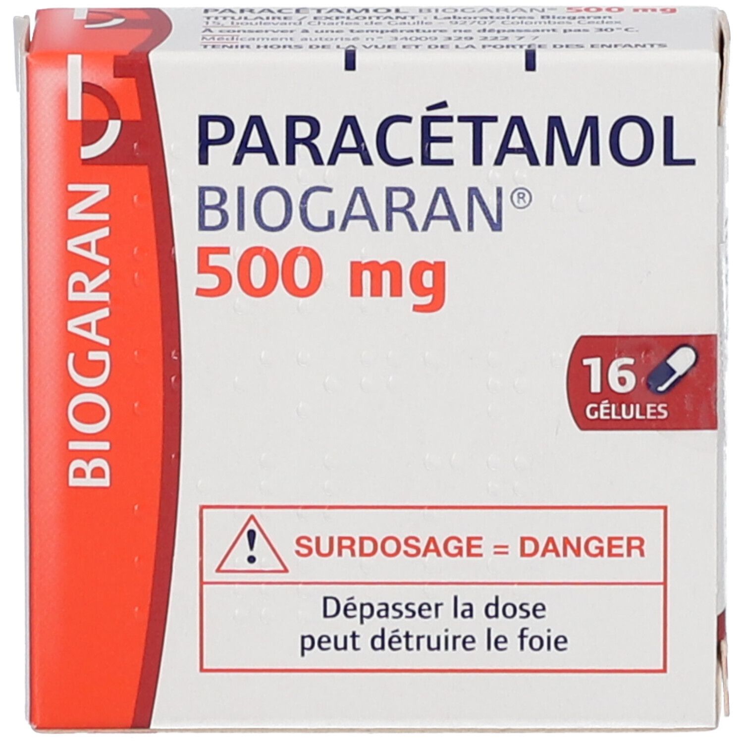 Paracétamol Biogaran® 500 mg