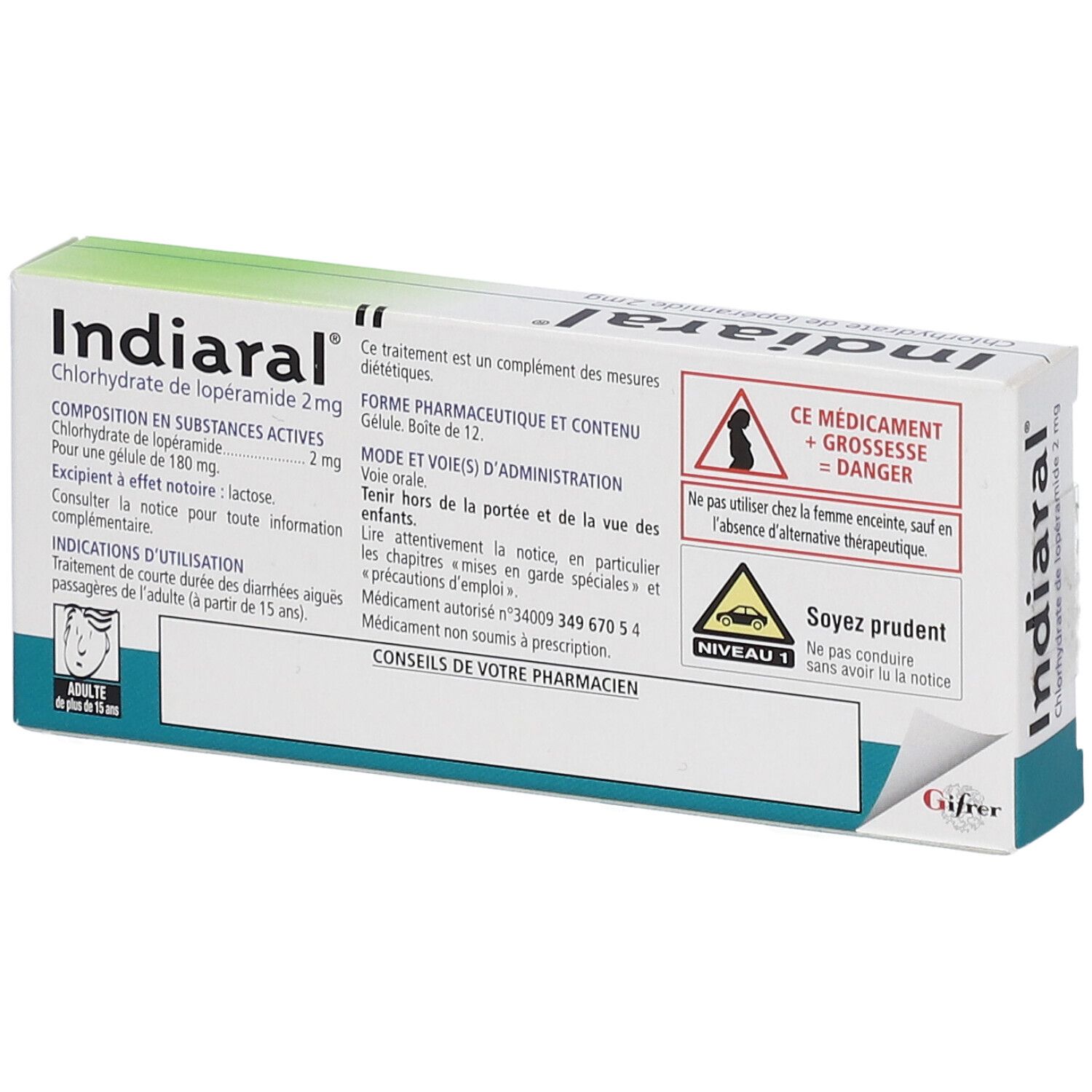 Indiaral® 2 mg