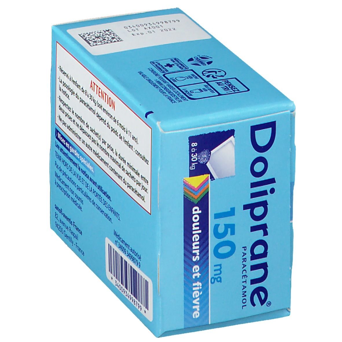 Doliprane® 150 mg
