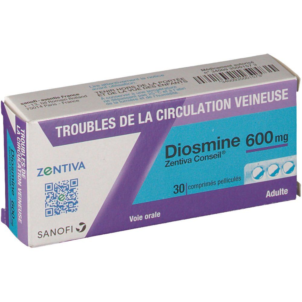 Diosmine Zentiva Conseil® 600 mg