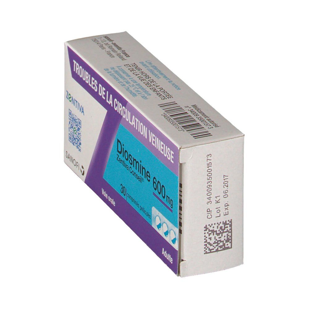 Diosmine Zentiva Conseil® 600 mg