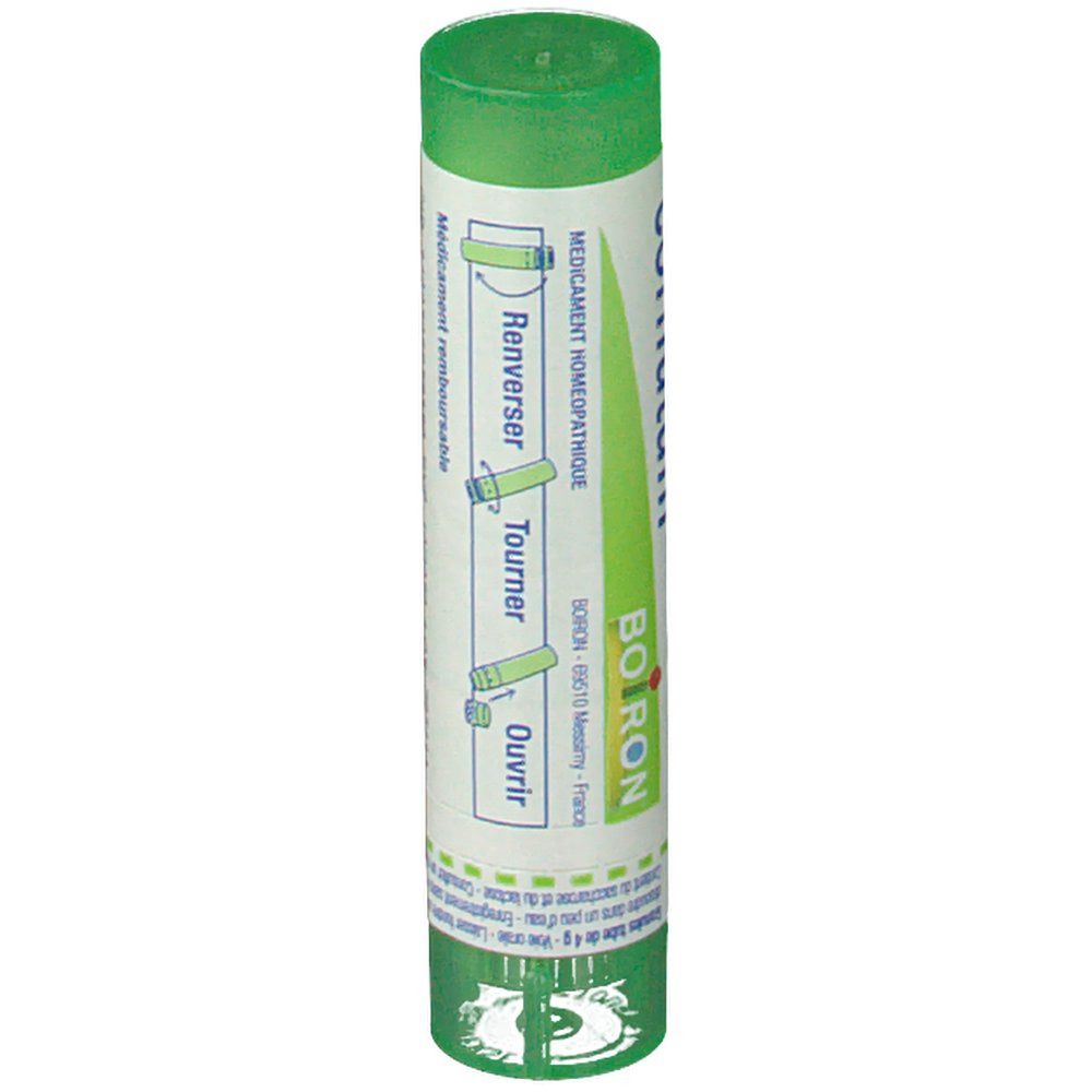 Tube Boiron Secale Cornutum 5 ch avec instructions d'utilisation.