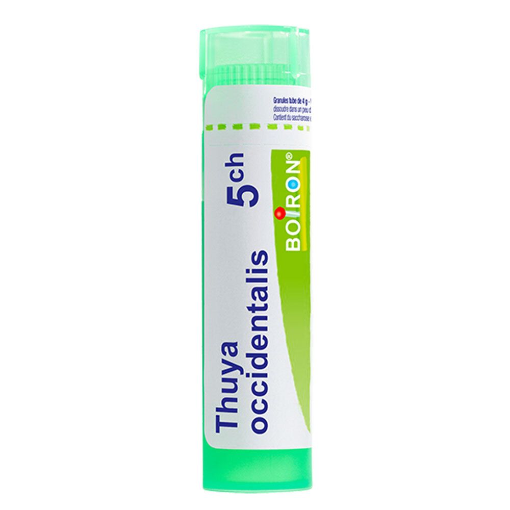 Tube de granules Boiron Thuya Occidentalis 5 ch.