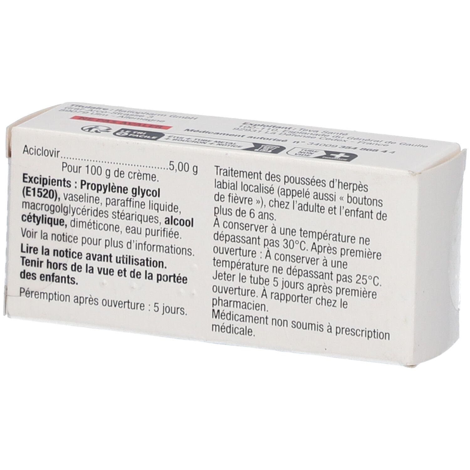 Teva Aciclovir 5 %