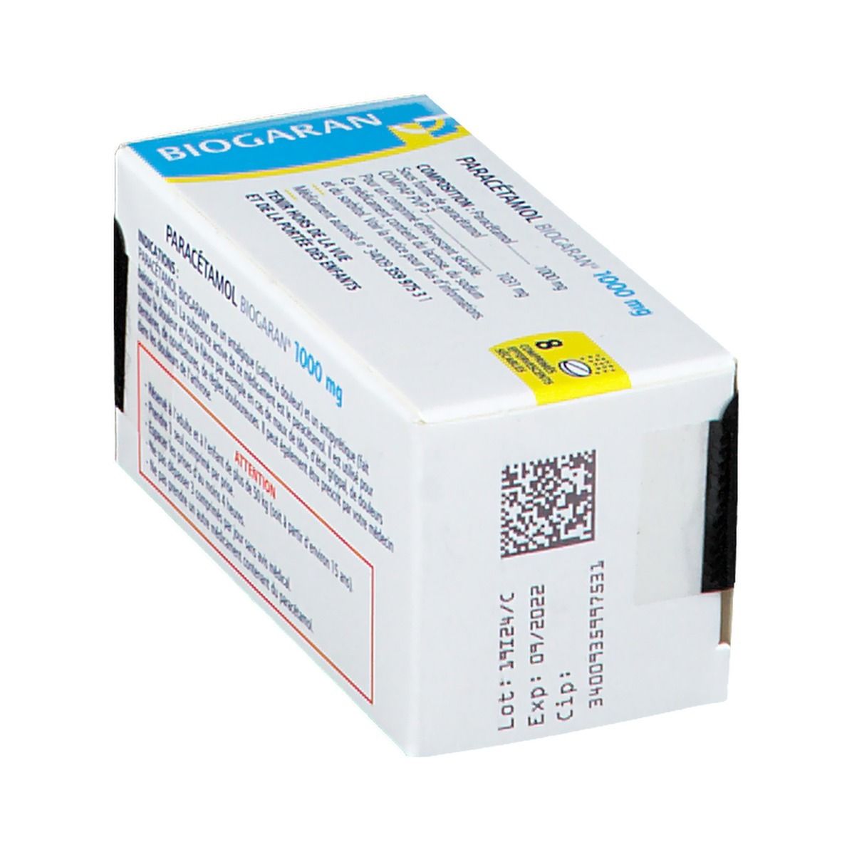 Paracétamol Biogaran® 1 g