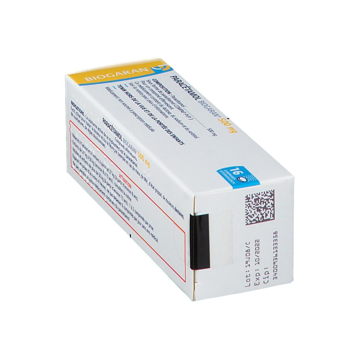 Paracétamol Biogaran® 500 mg