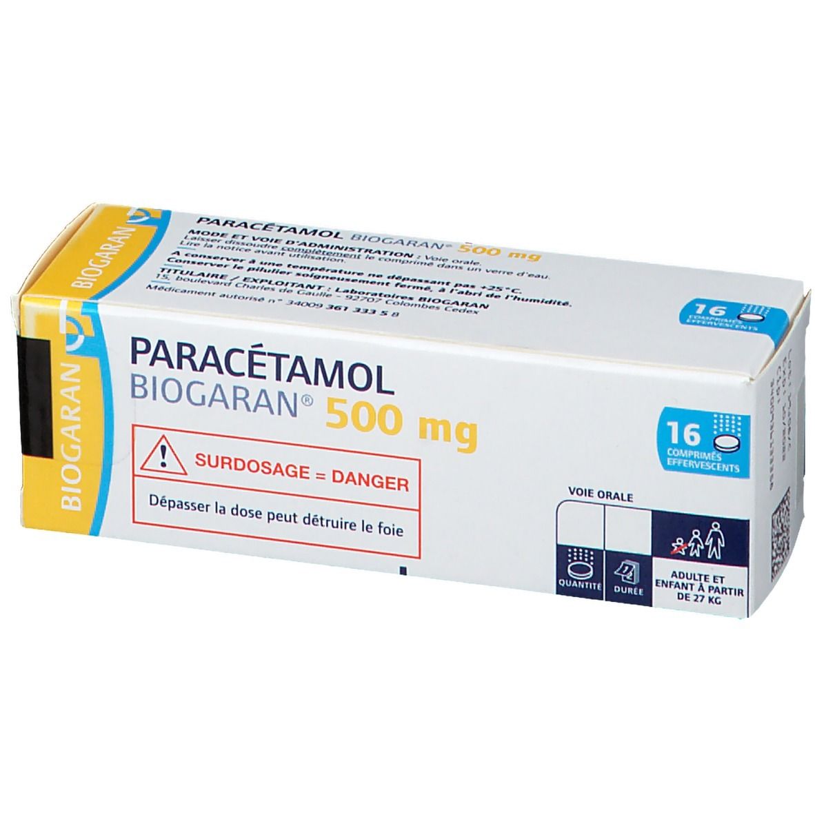 Paracétamol Biogaran® 500 mg