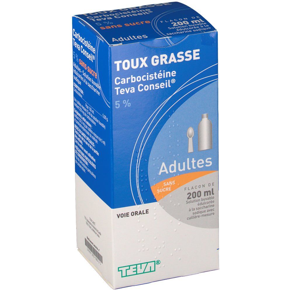 Carbocistéine Teva Conseil® s/s
