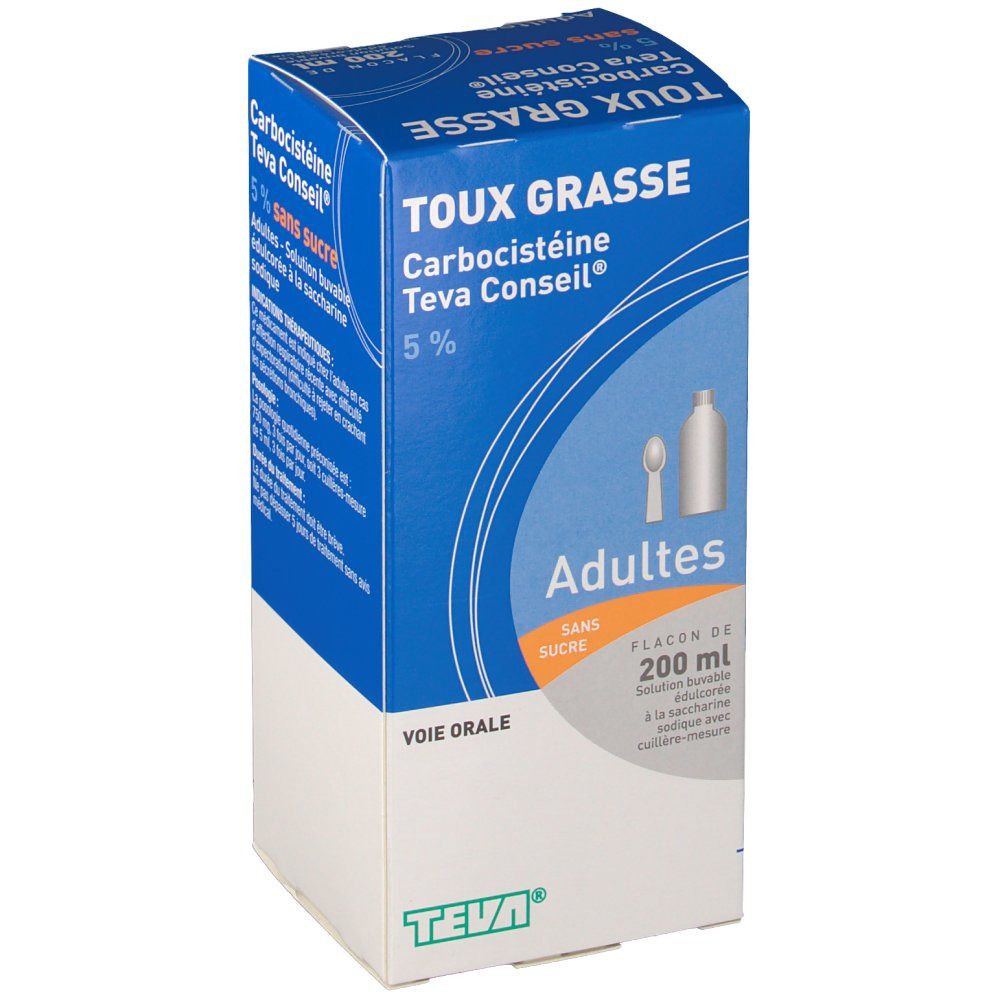 Carbocistéine Teva Conseil® s/s