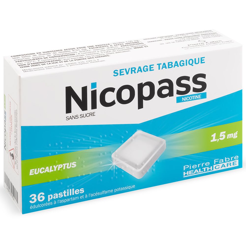 Nicopass® Eucalyptus s/s 1,5 mg