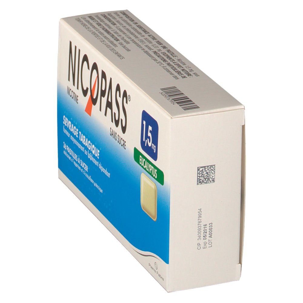 Nicopass® Eucalyptus s/s 1,5 mg