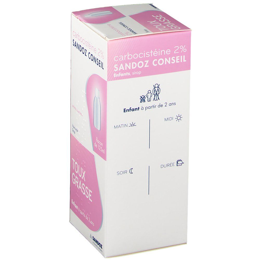Carbocistéine Sandoz Conseil® 2%