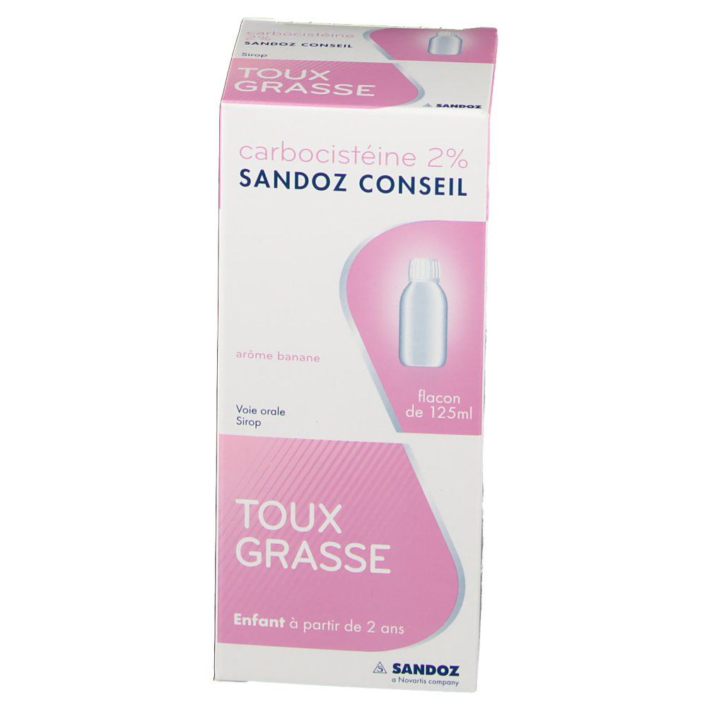 Carbocistéine Sandoz Conseil® 2%