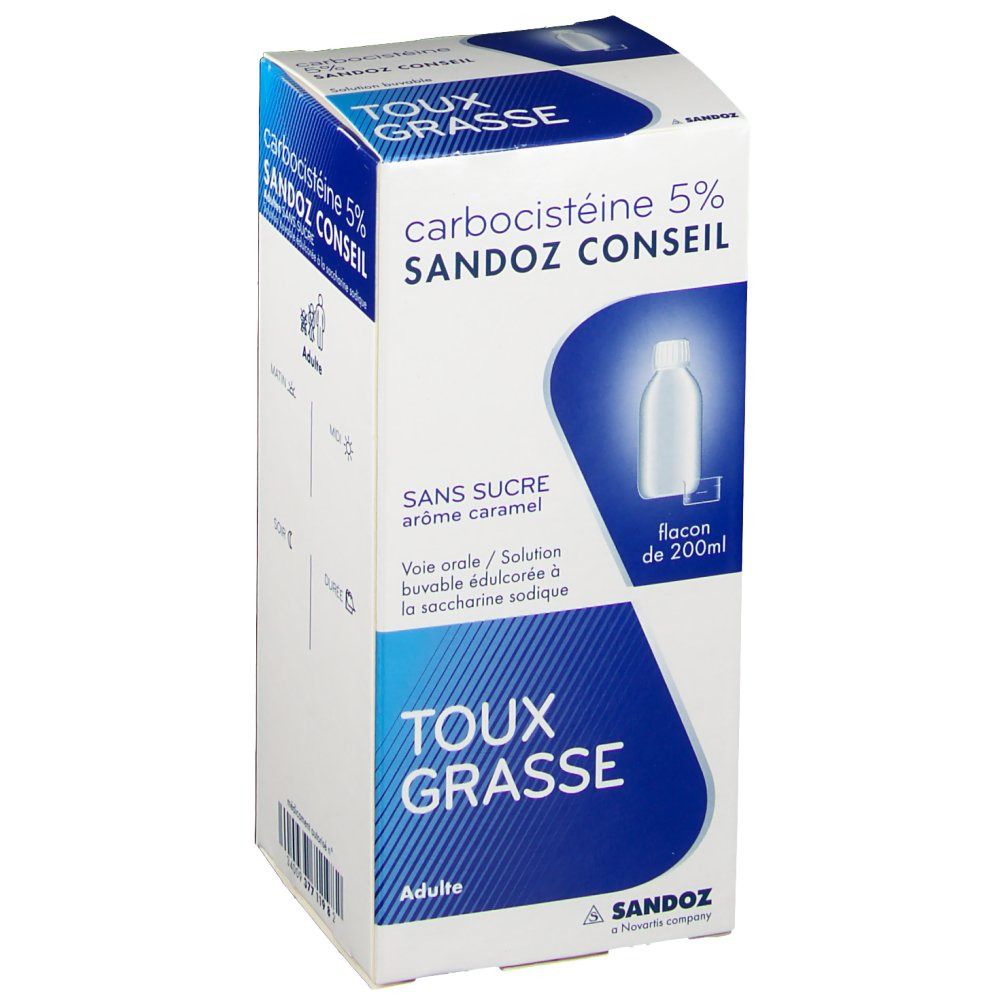 Carbocistéine Sandoz Conseil® s/s