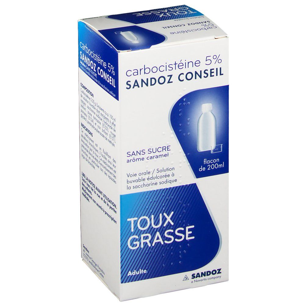 Carbocistéine Sandoz Conseil® s/s