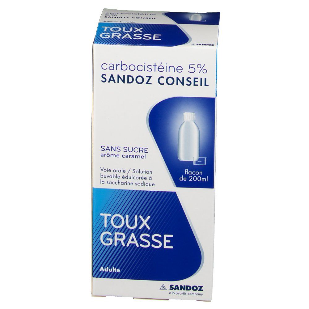 Carbocistéine Sandoz Conseil® s/s