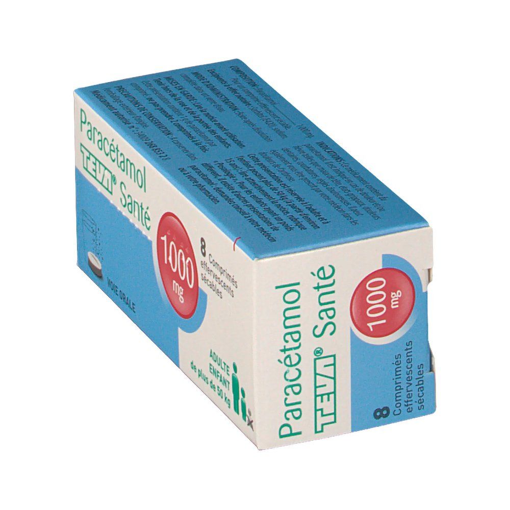 Paracétamol Teva® Santé 1000 mg