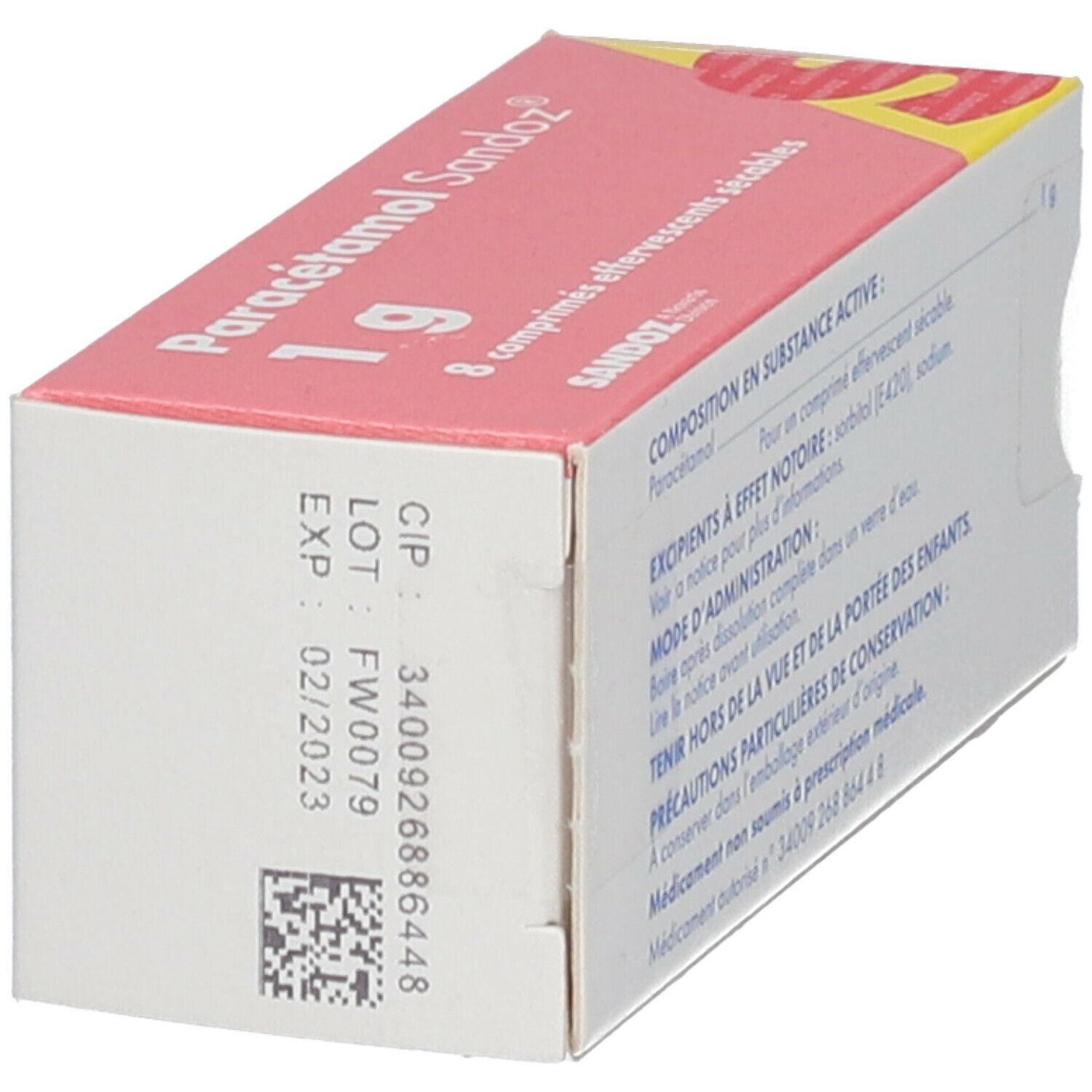 Paracétamol GNR® 1 g