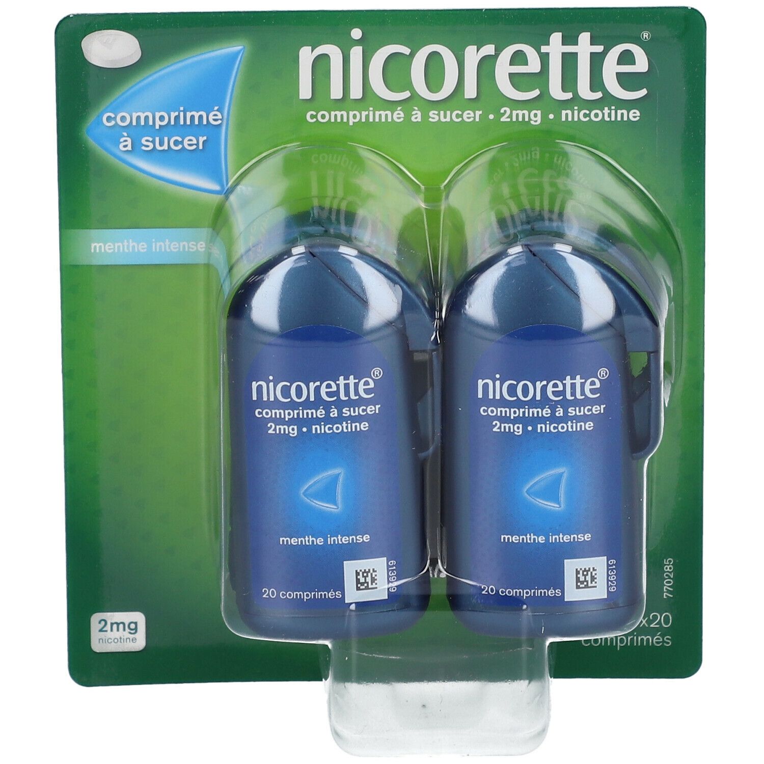 Nicorette® menthe intense cpmprimé à sucer 2 mg
