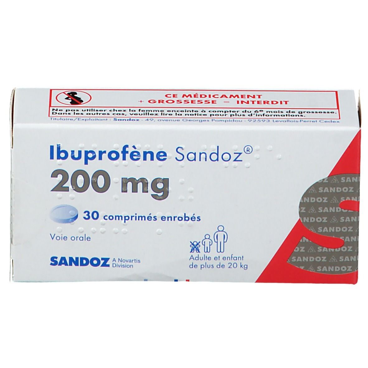 Ibuprofène Sandoz® 200 mg