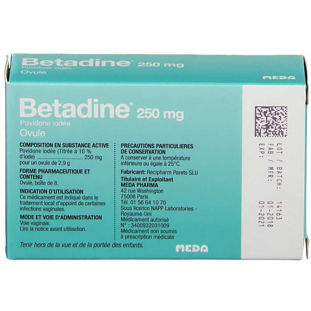 Betadine® 250 mg