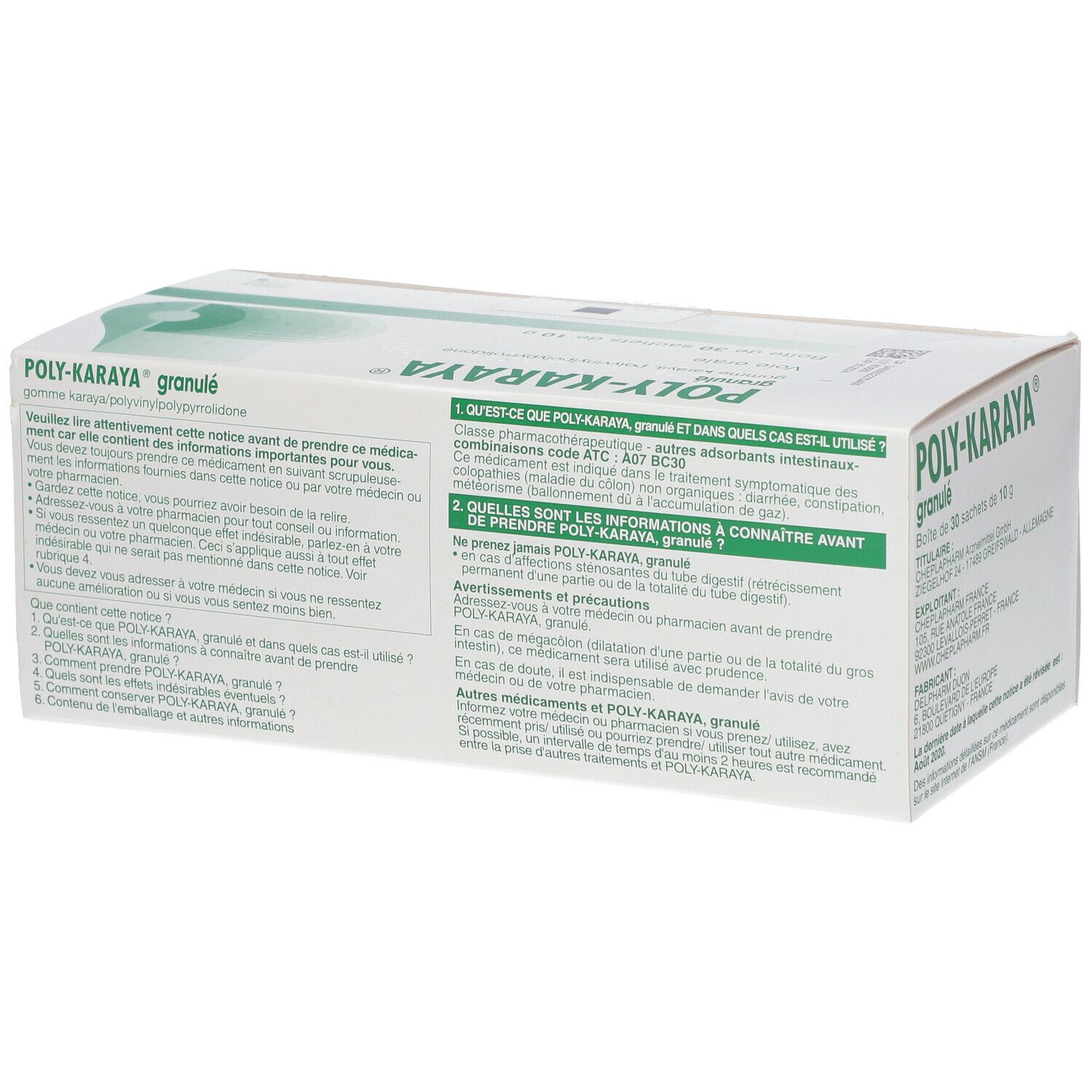 Poly-Karaya® 30 pc(s) - Redcare Pharmacie
