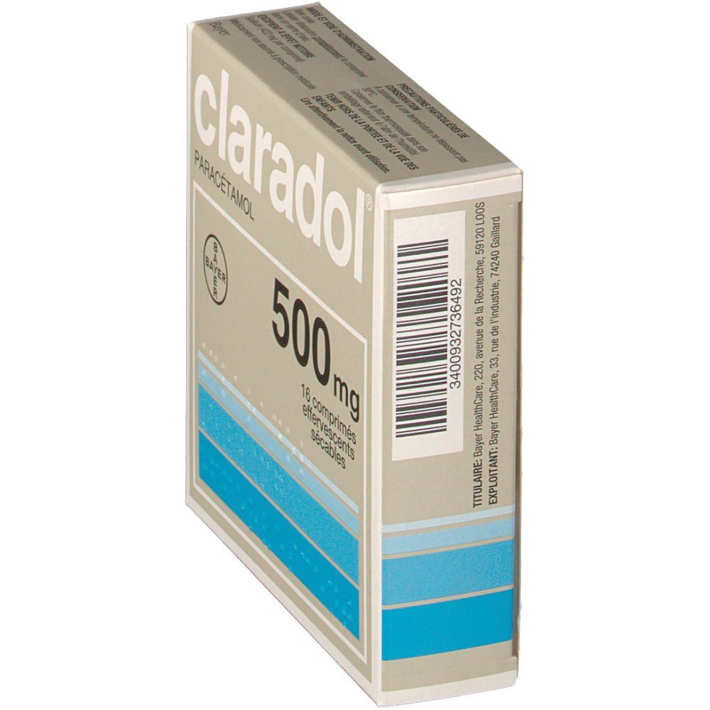 Claradol® Paracétamol 500 mg