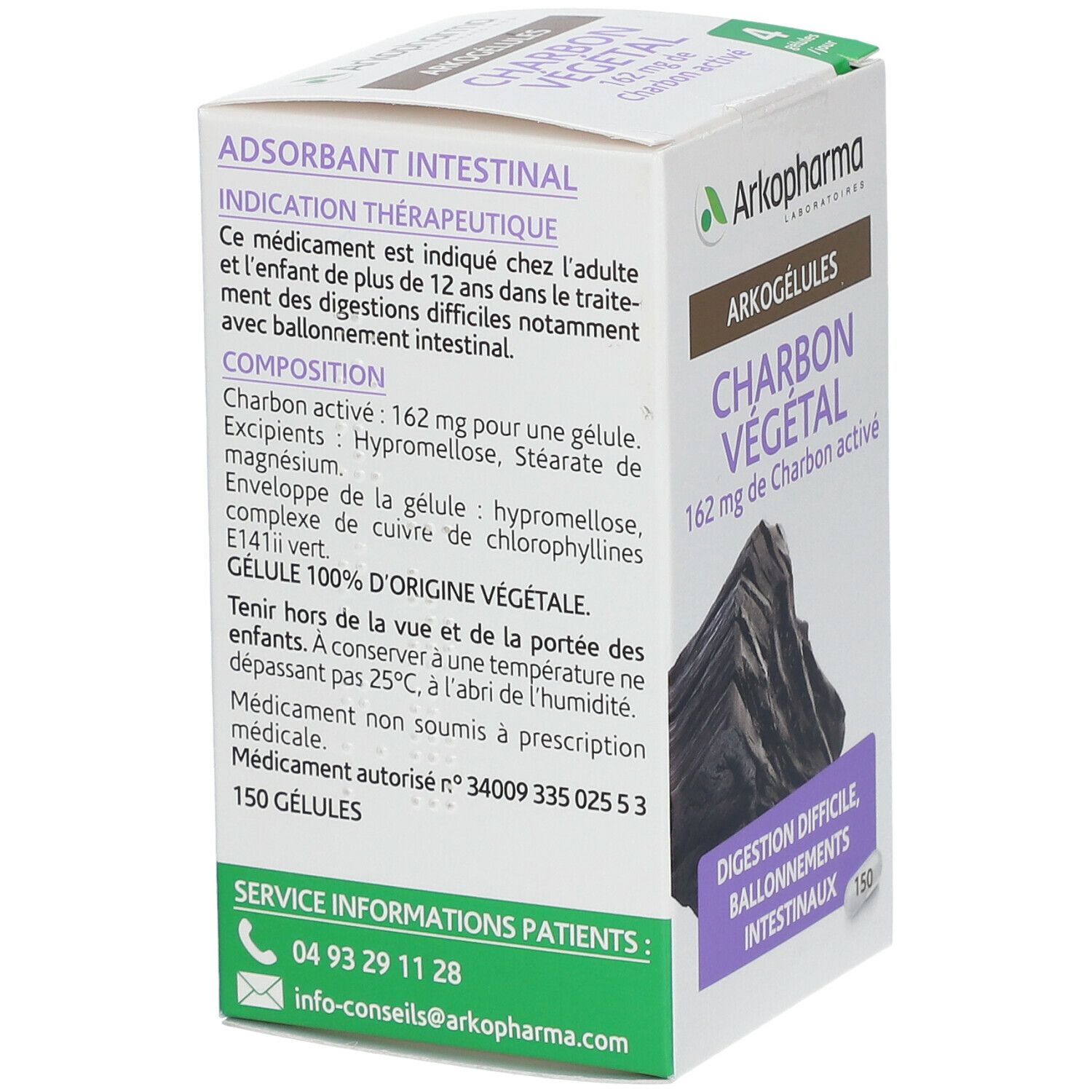 Arkopharma Arkogélules Charbon Végétal