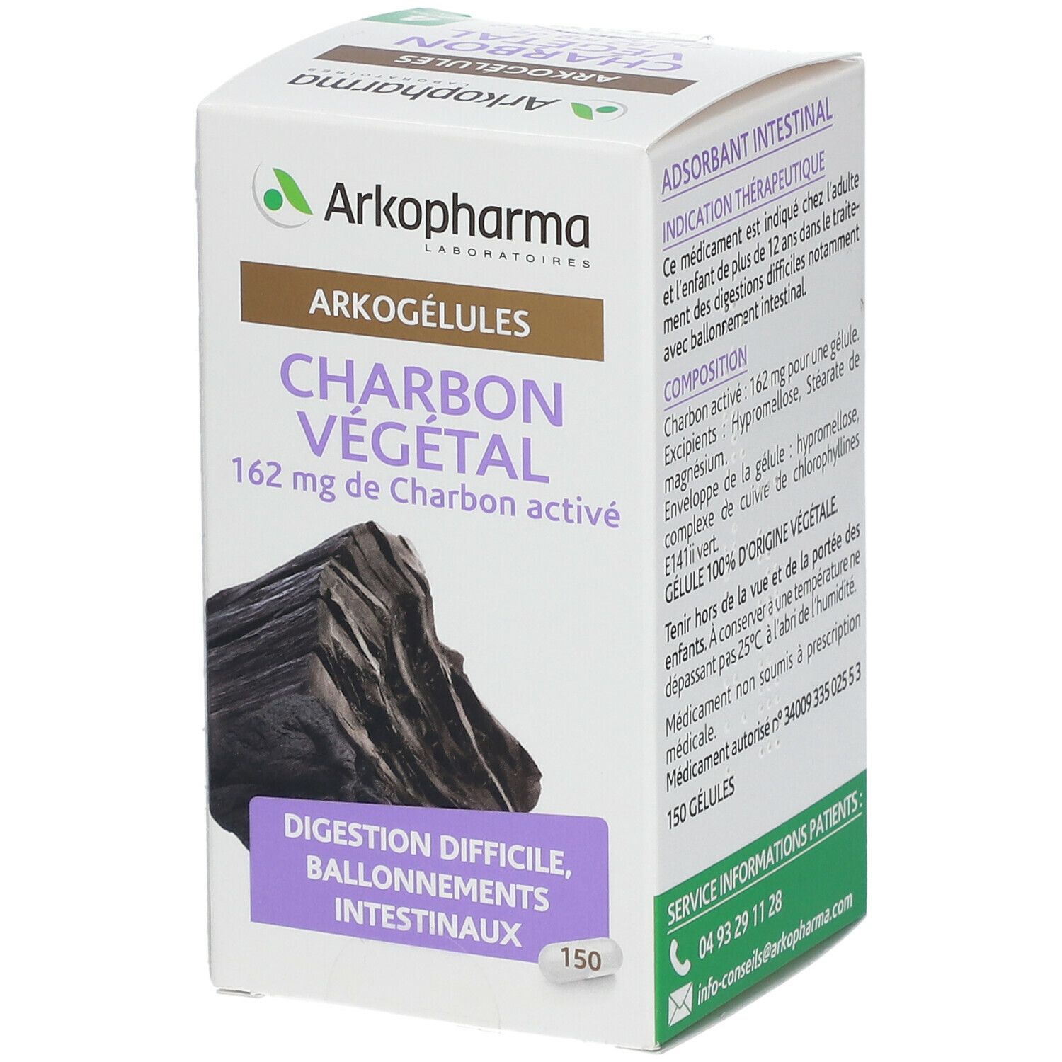 Arkopharma Arkogélules Charbon Végétal