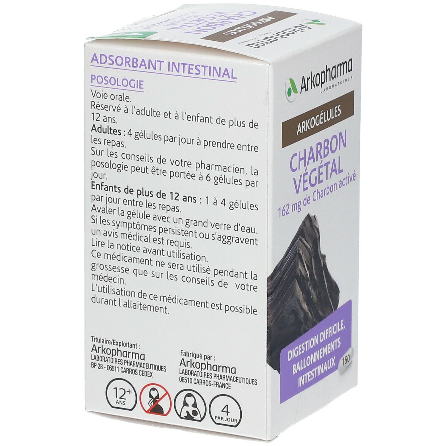 Arkopharma Arkogélules Charbon Végétal
