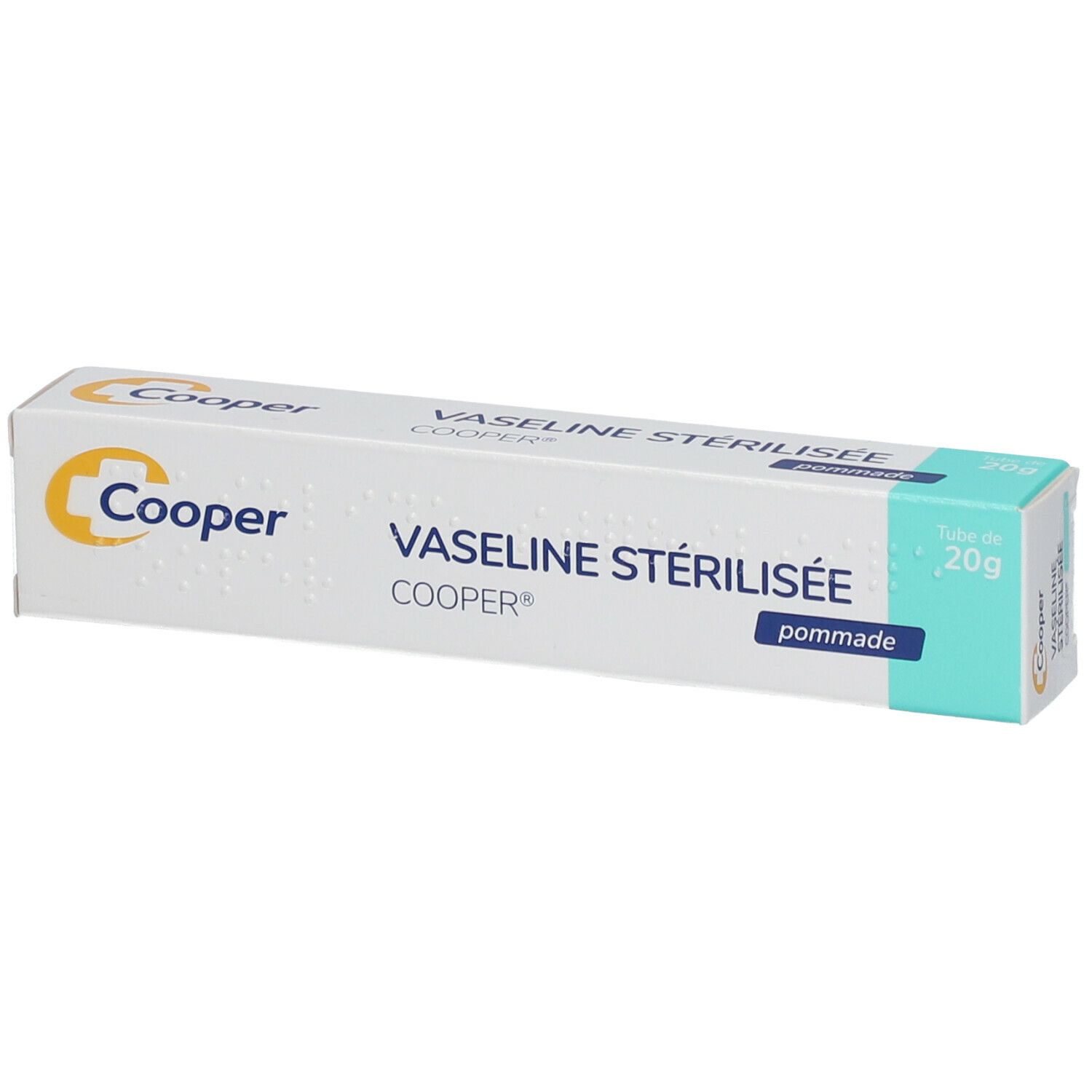 Vaseline stérilisée Cooper - Pommade stérile - Plaie, cicatrice
