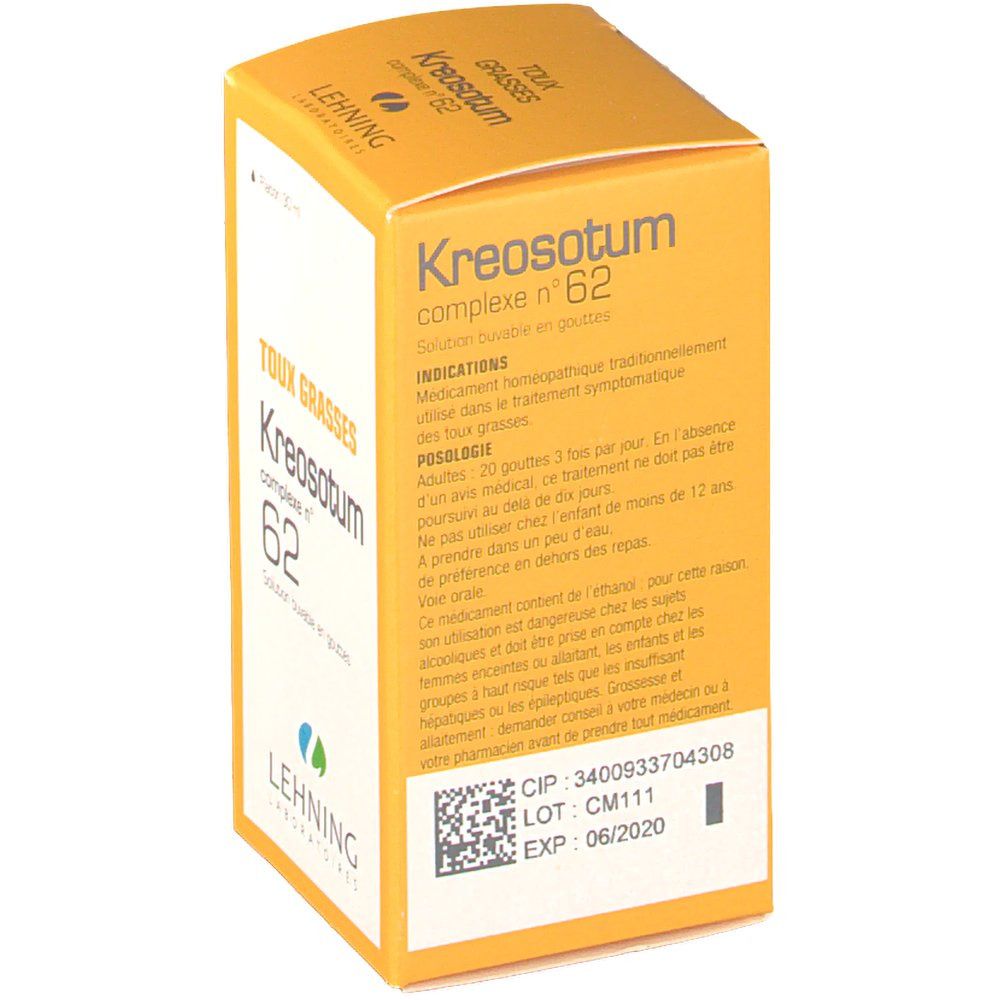 Lehning Kreosotum Complexe n°62