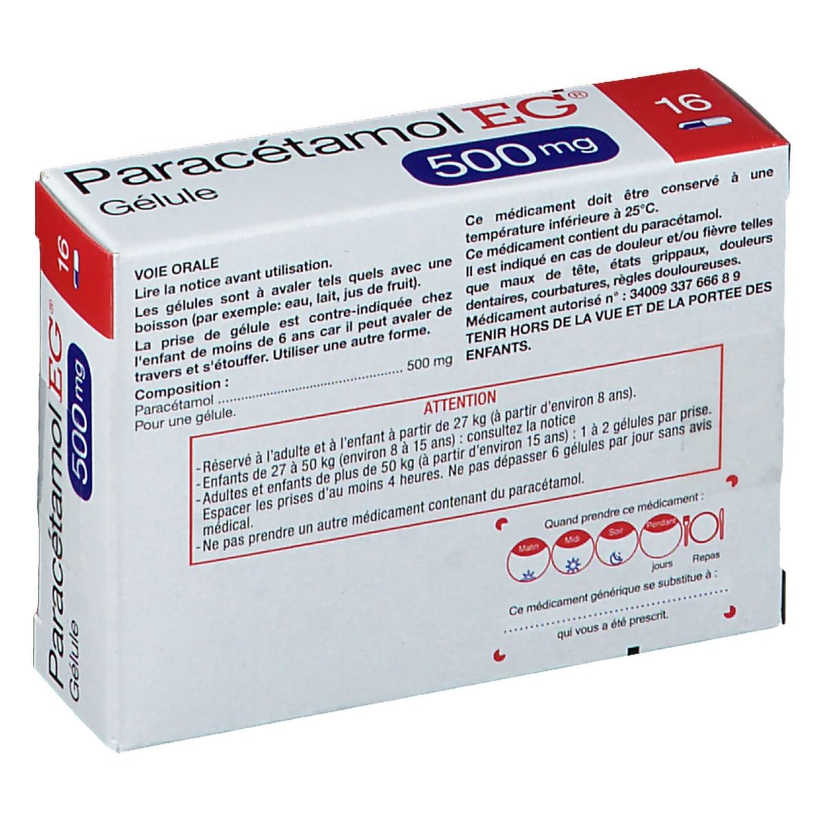 Paracétamol EG® 500 mg