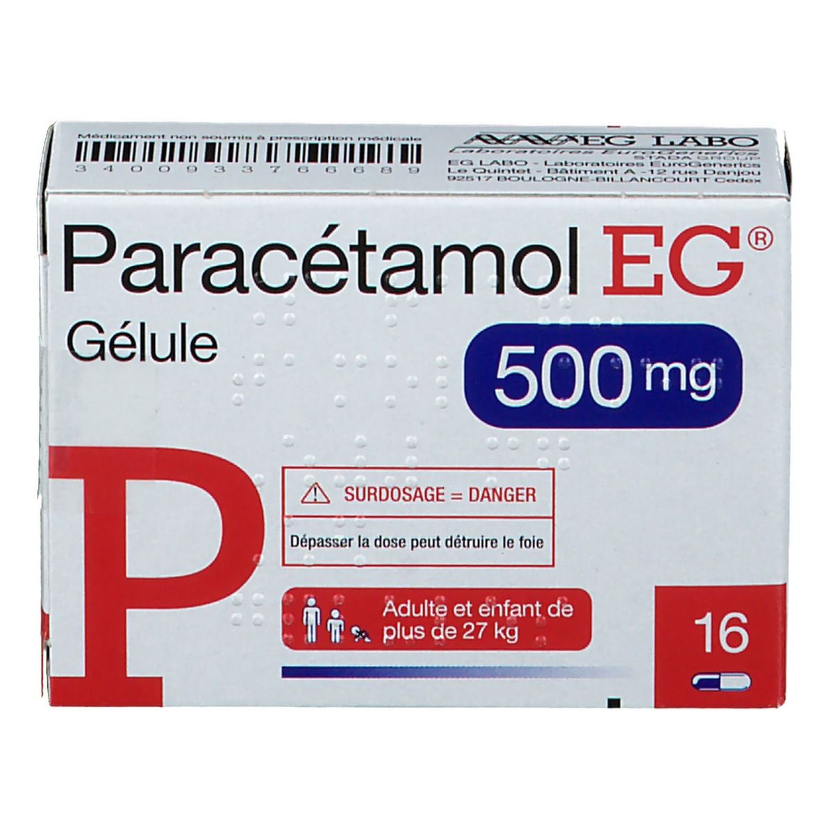 Paracétamol EG® 500 mg