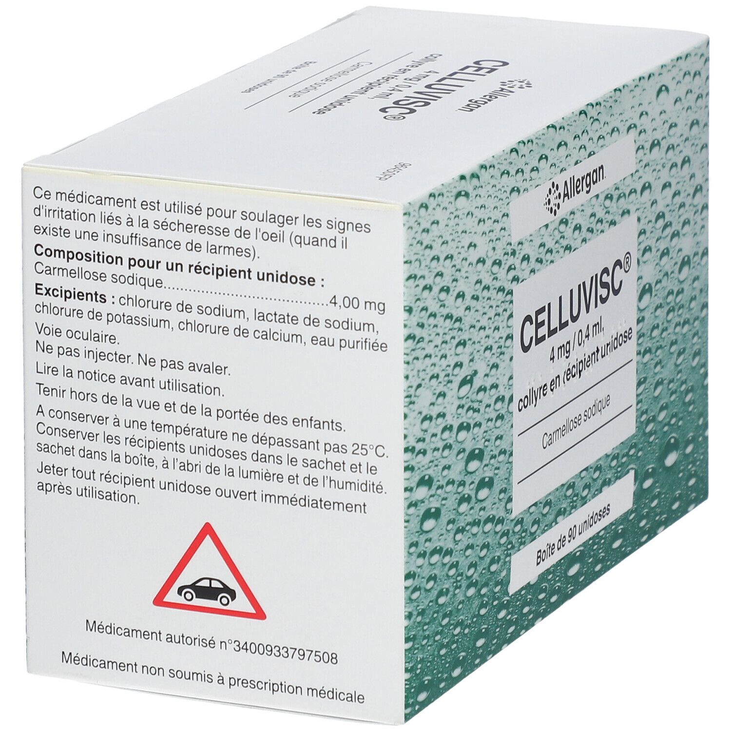 Allergan Celluvisc® 4 mg/0,4 mL