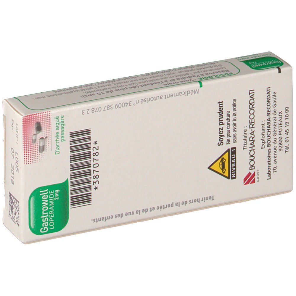 Gastrowell® Lopéramide 2 mg