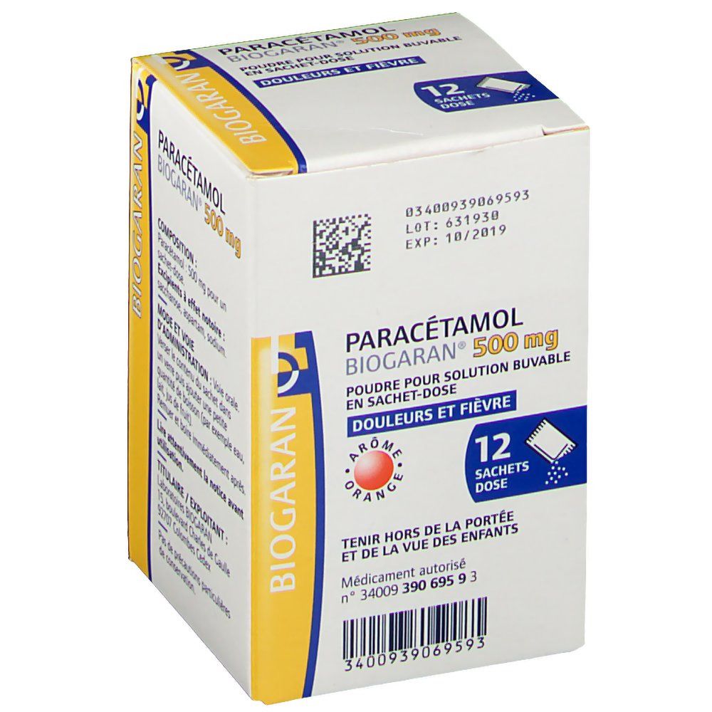 Paracétamol Biogaran® 500 mg
