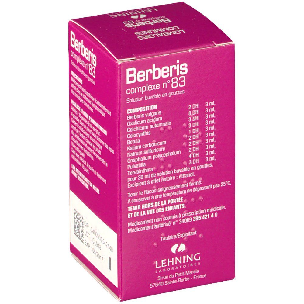 Lehning Berberis Complèxe n°83