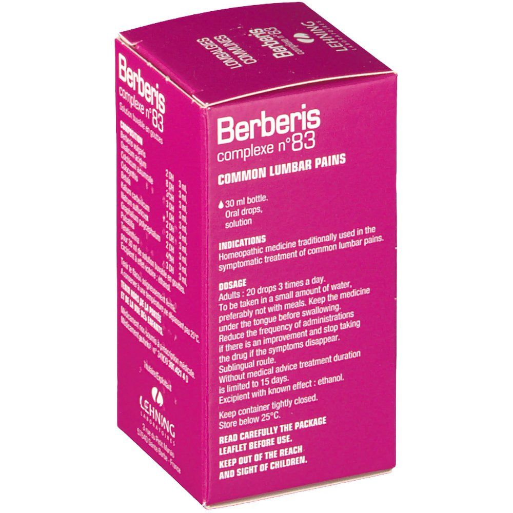 Lehning Berberis Complèxe n°83