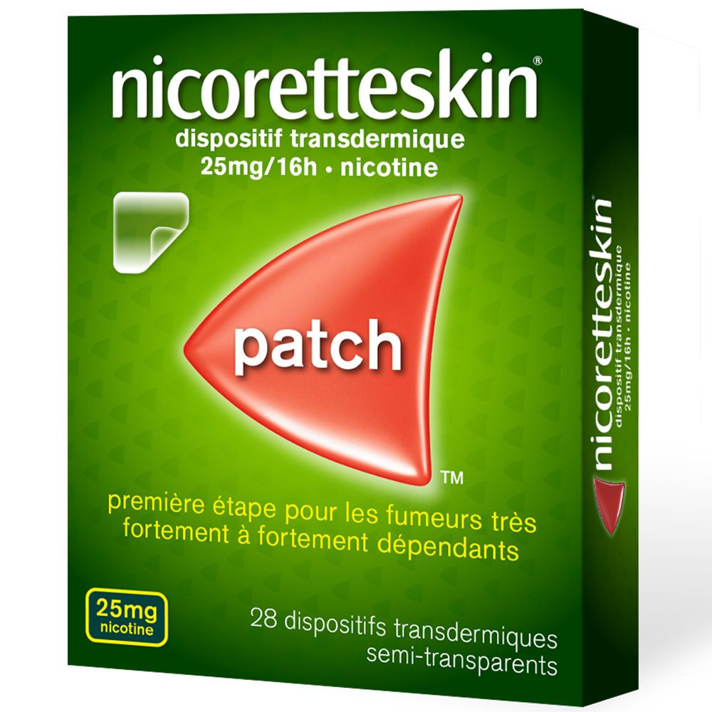 Nicoretteskin® 25 mg/16 h