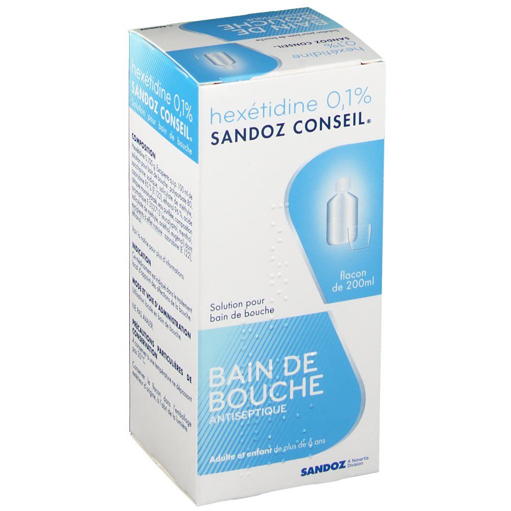 Hexetidine Sandoz Conseil® 0,1%