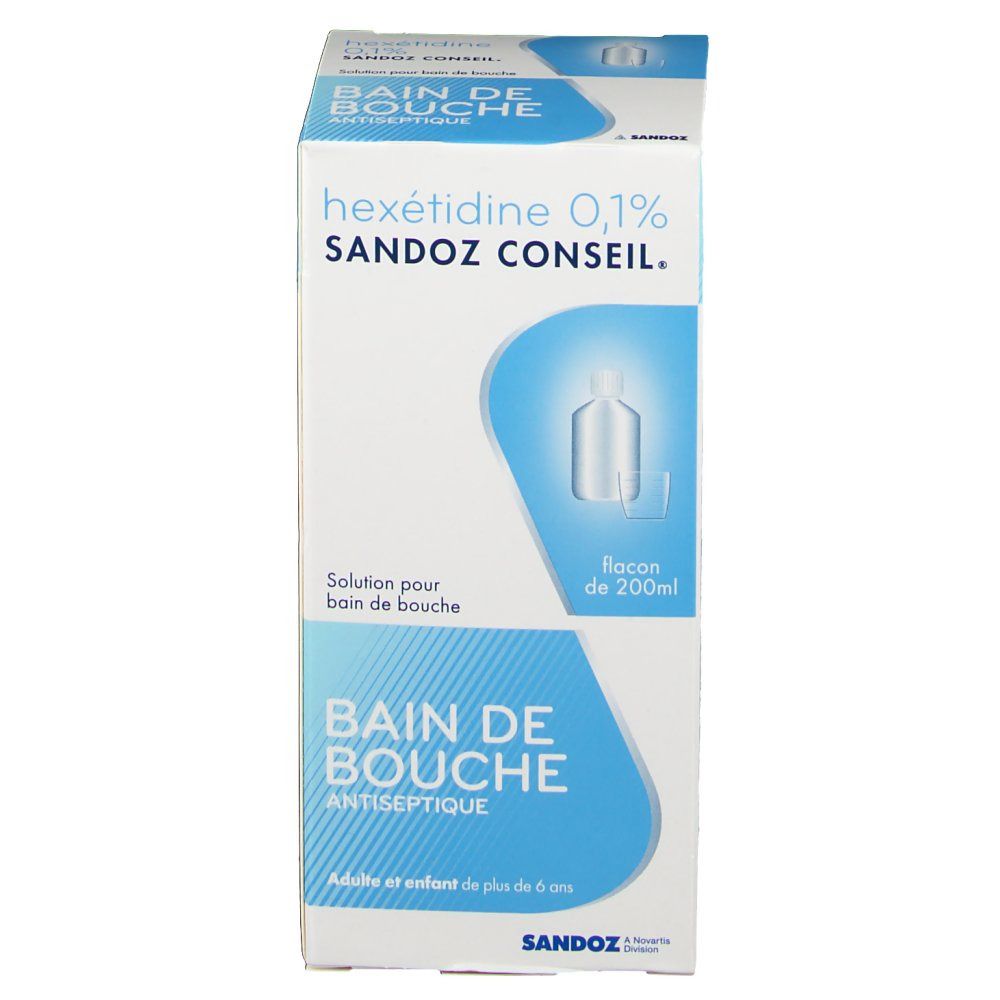 Hexetidine Sandoz Conseil® 0,1%